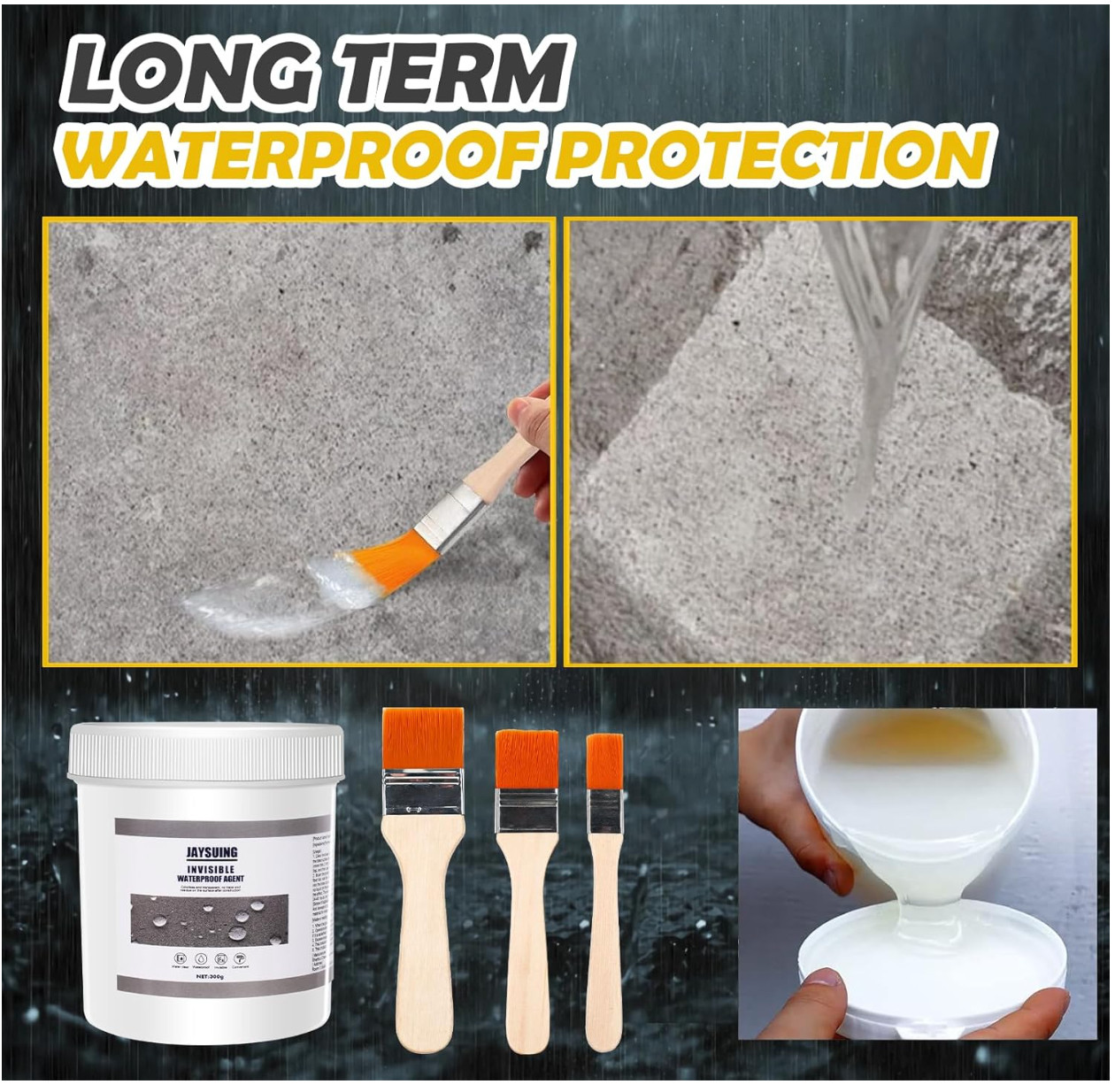 JaySuing Invisible Waterproof Agent Transparent Insulating Sealant – 600 Grams