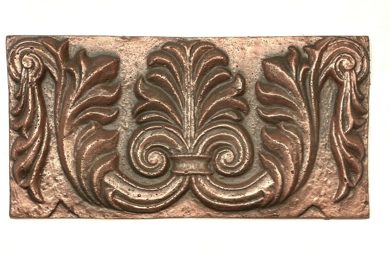 6×12 Firenze Copper Metal Resin Decor Accent Art Craft Tile Backsplash Tile