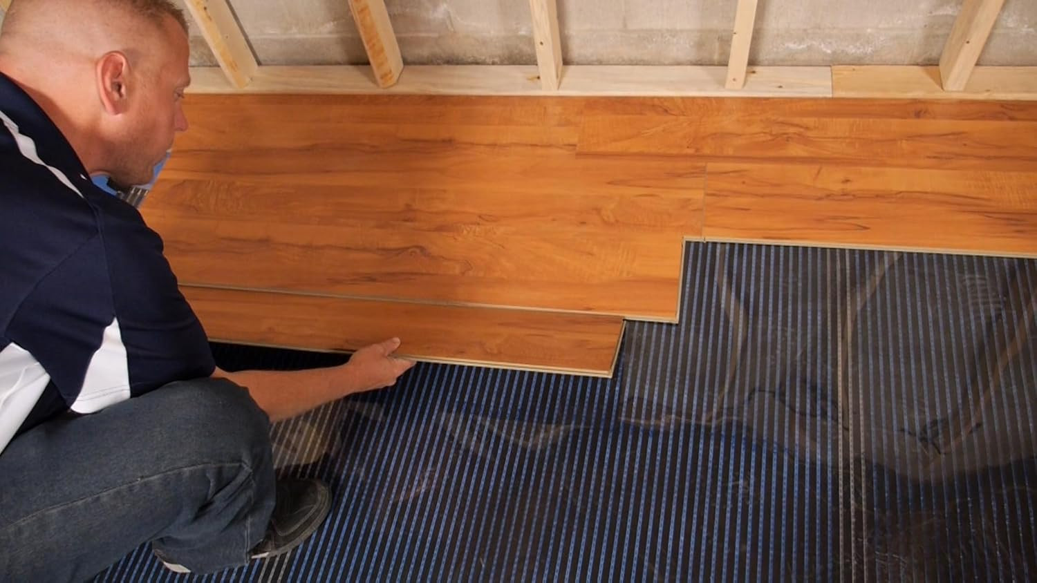 Float QWARM Radiant Floor Heating Mat 3’X25′ 240V for Laminate & Vinyl
