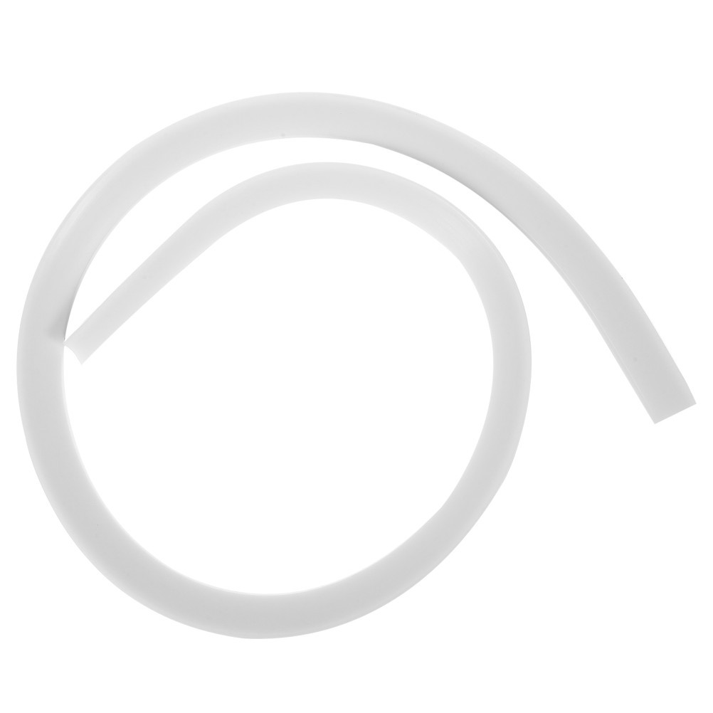 White Shower Threshold Ramp Water Stopper Strip for Bathroom Floor Seal