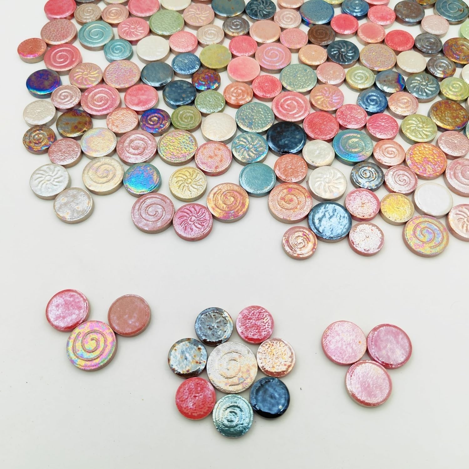 500g/1.1lb Random Color Irregular Ceramics Mosaic Tiles,DIY Making Creative C…