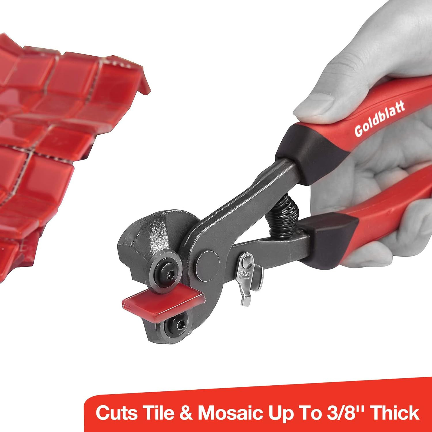 2 Piece Glass Tile Nippers Set – Heavy Duty Wheeled Glass Mosaic Nipper & Hd Cer