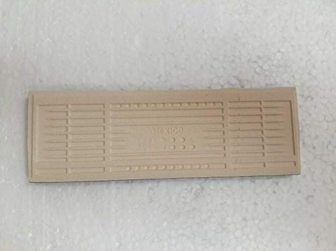 Black 2×6 in Ceramic Tile Bullnose Trim Edge 2 x 6 inch American Olean Box 10