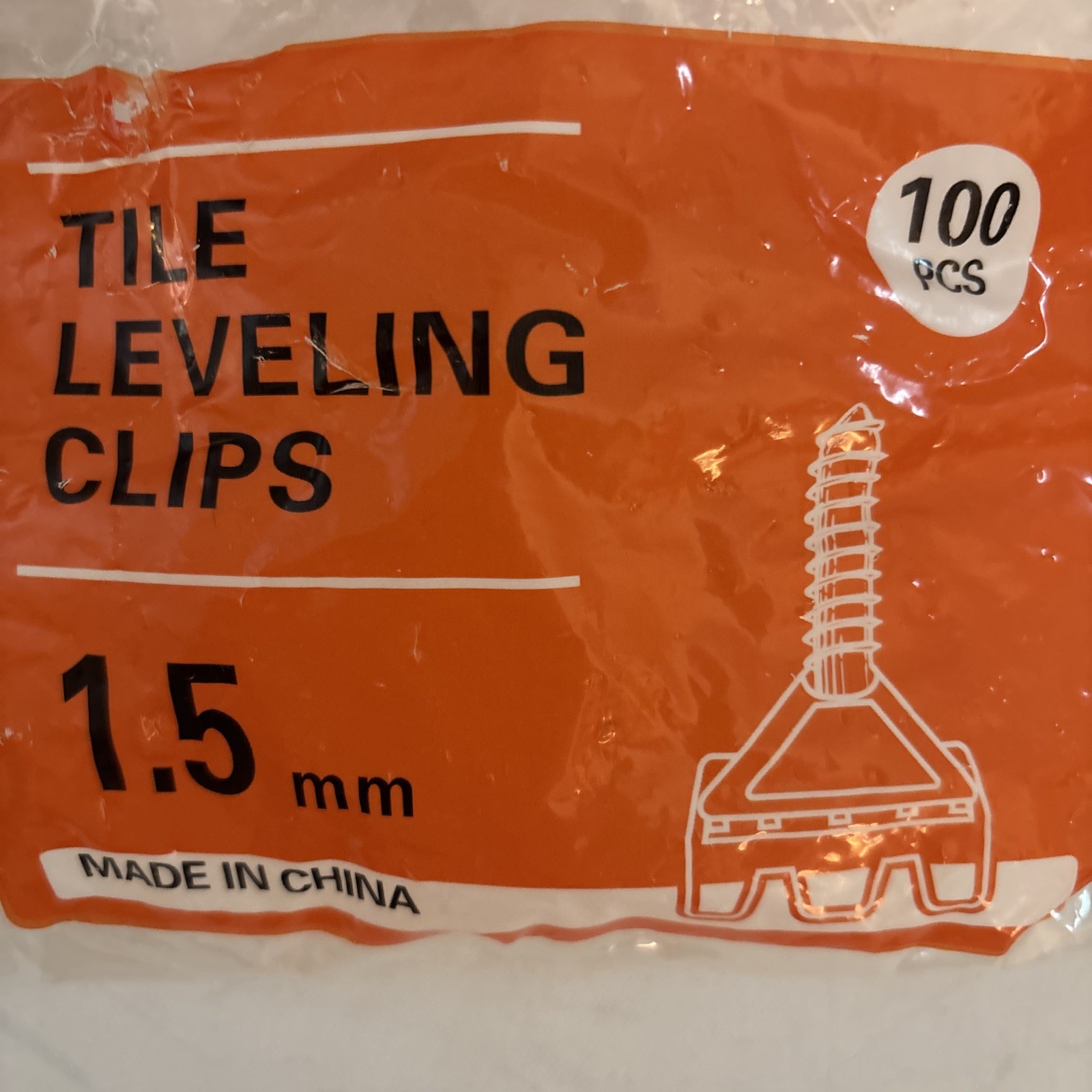 300 PCS 1.5mm Tile Leveling Clips