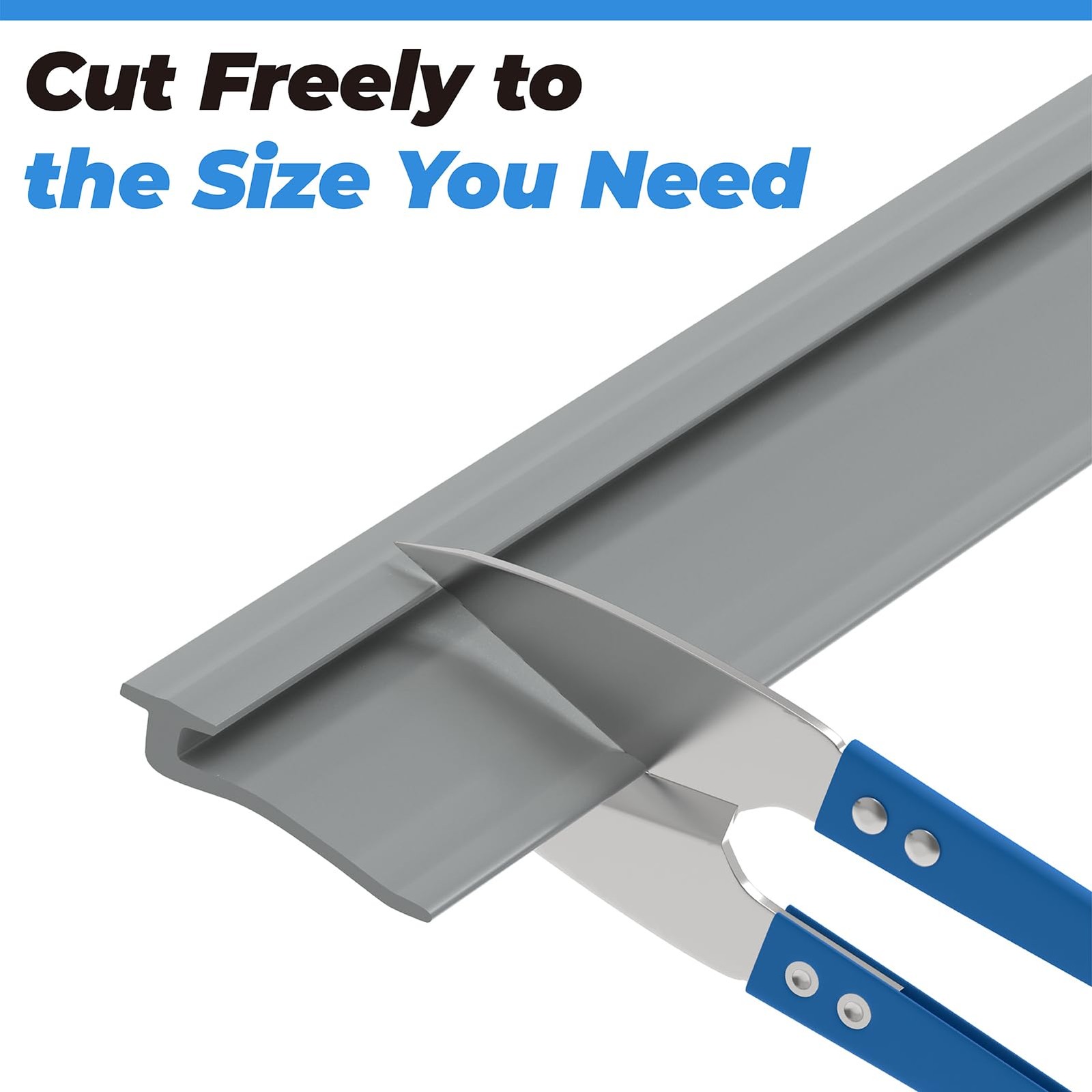 PalpitateC Shower Door T Drip Sweep Angled Gray Vinyl Vinyl,