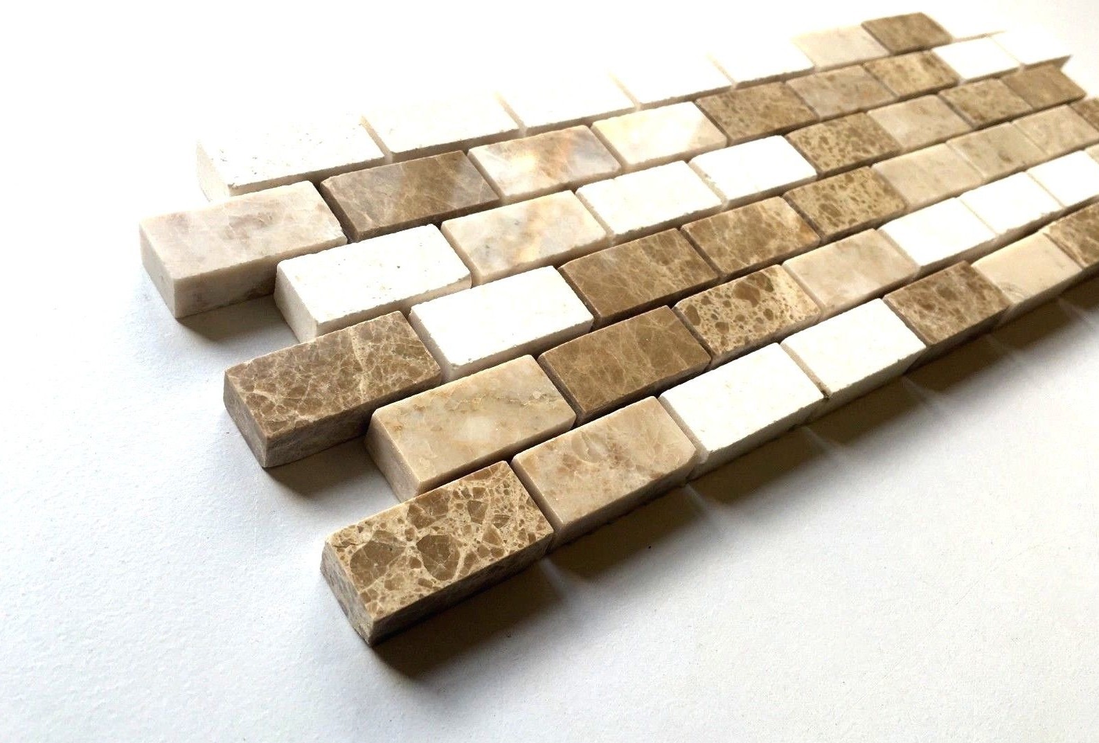 Brick Design 3 7/8″x12″ Decorative Border Wall Floor Tile Backsplash Bathroom