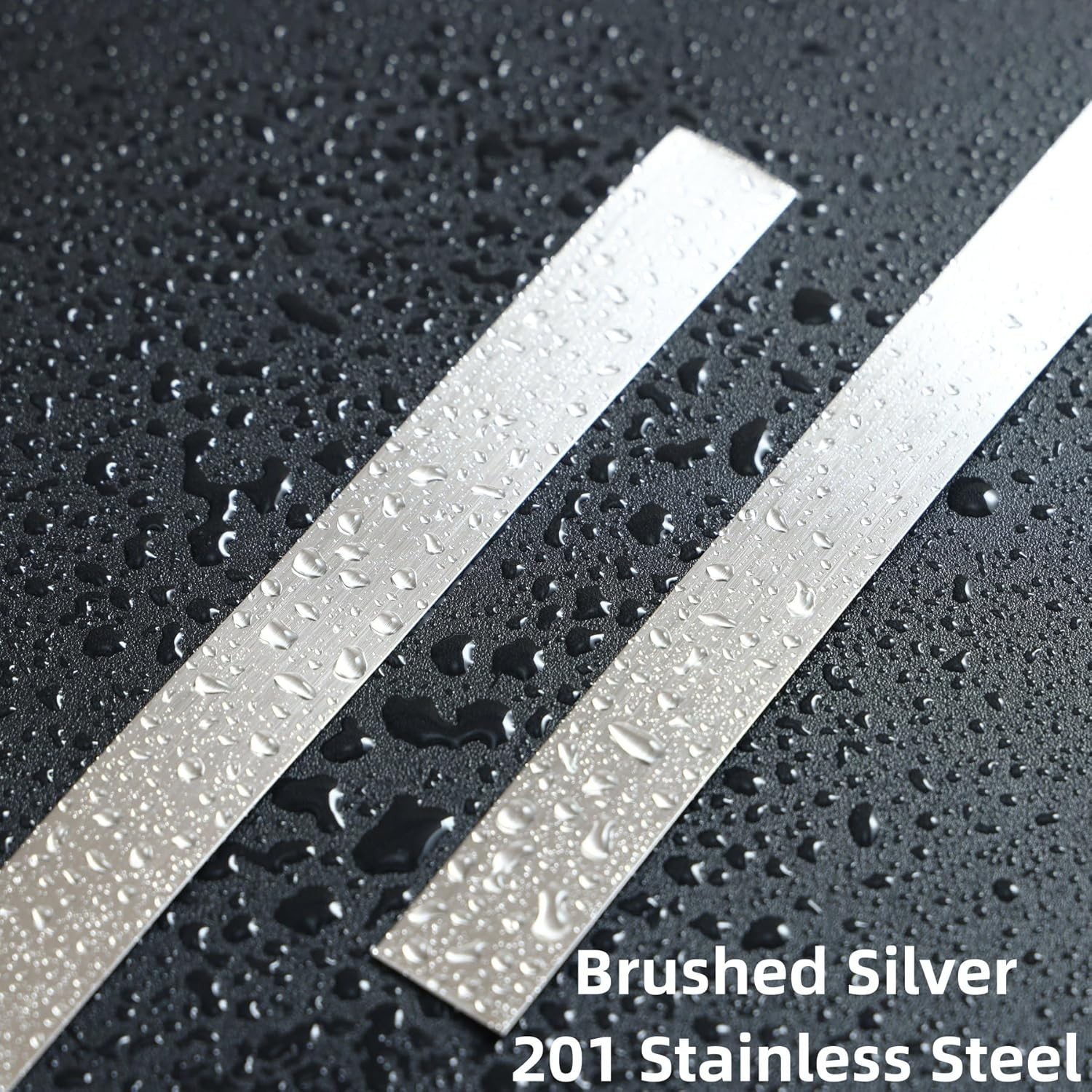 Durable Peel & Stick Stainless Steel Trim – Effortless Installation & Chic Look