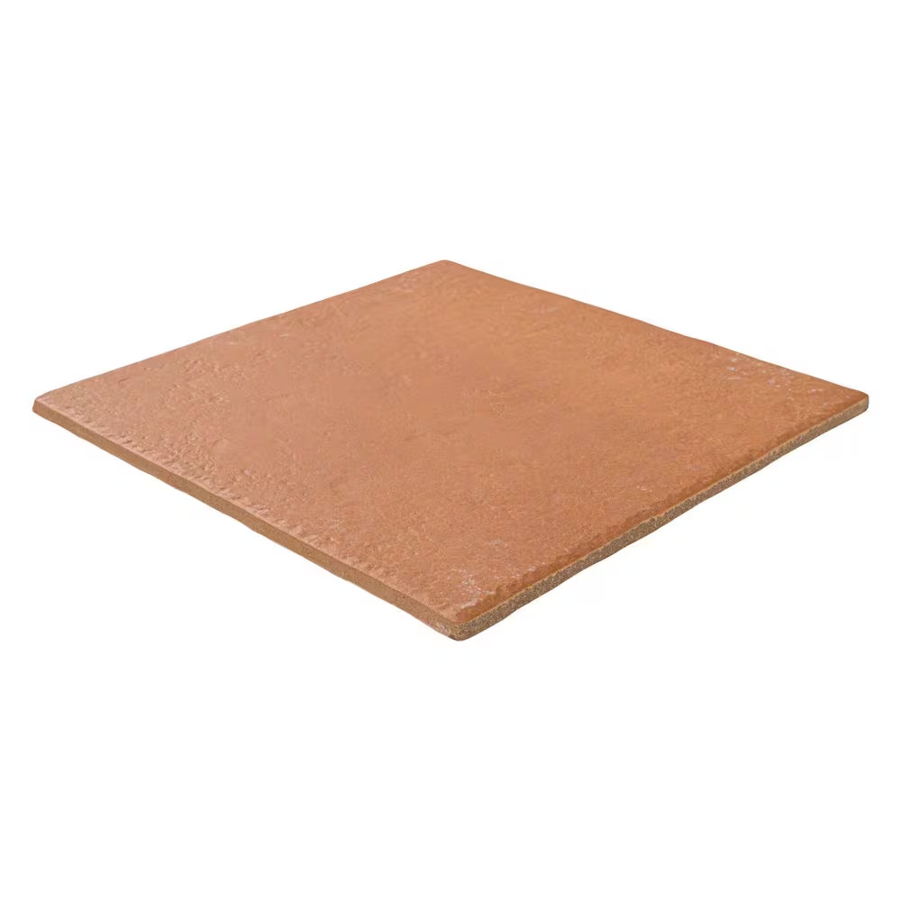 Tuscan Ember 10 In. X 10 In. Terracotta Look Matte Porcelain Brick Look Floor an