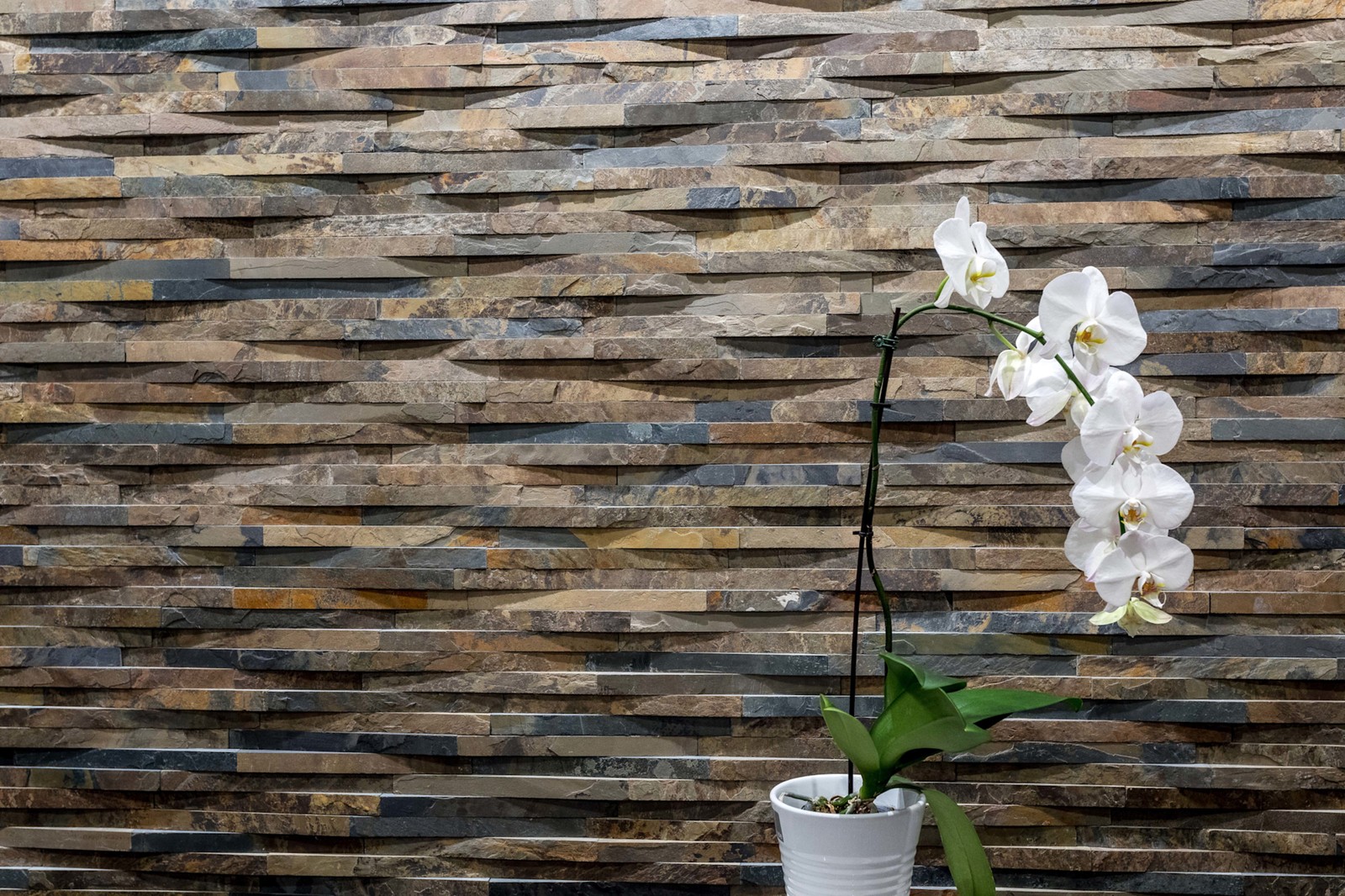 Cruz Bay Studio CR1 Cladding – 4″ x 22″ Brick Wall Tile – – Rustic Golden Slate