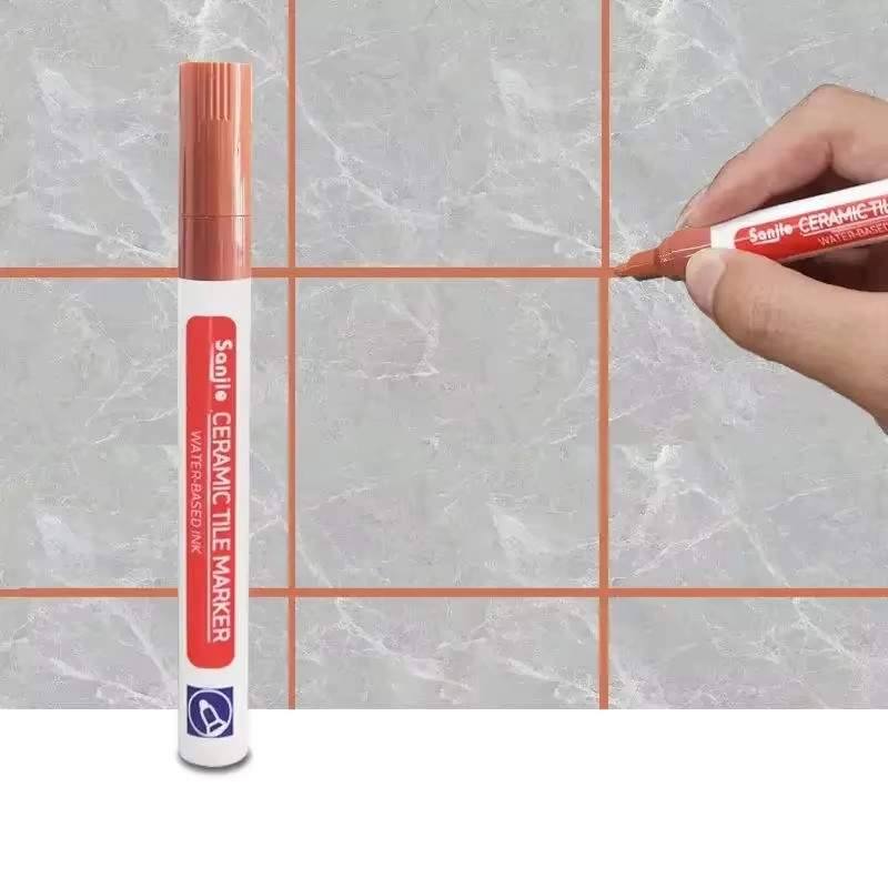 1/3 Pcs Waterproof White Marker Pen Wall Seam Repair Tiles Grout Markers Pens Fl
