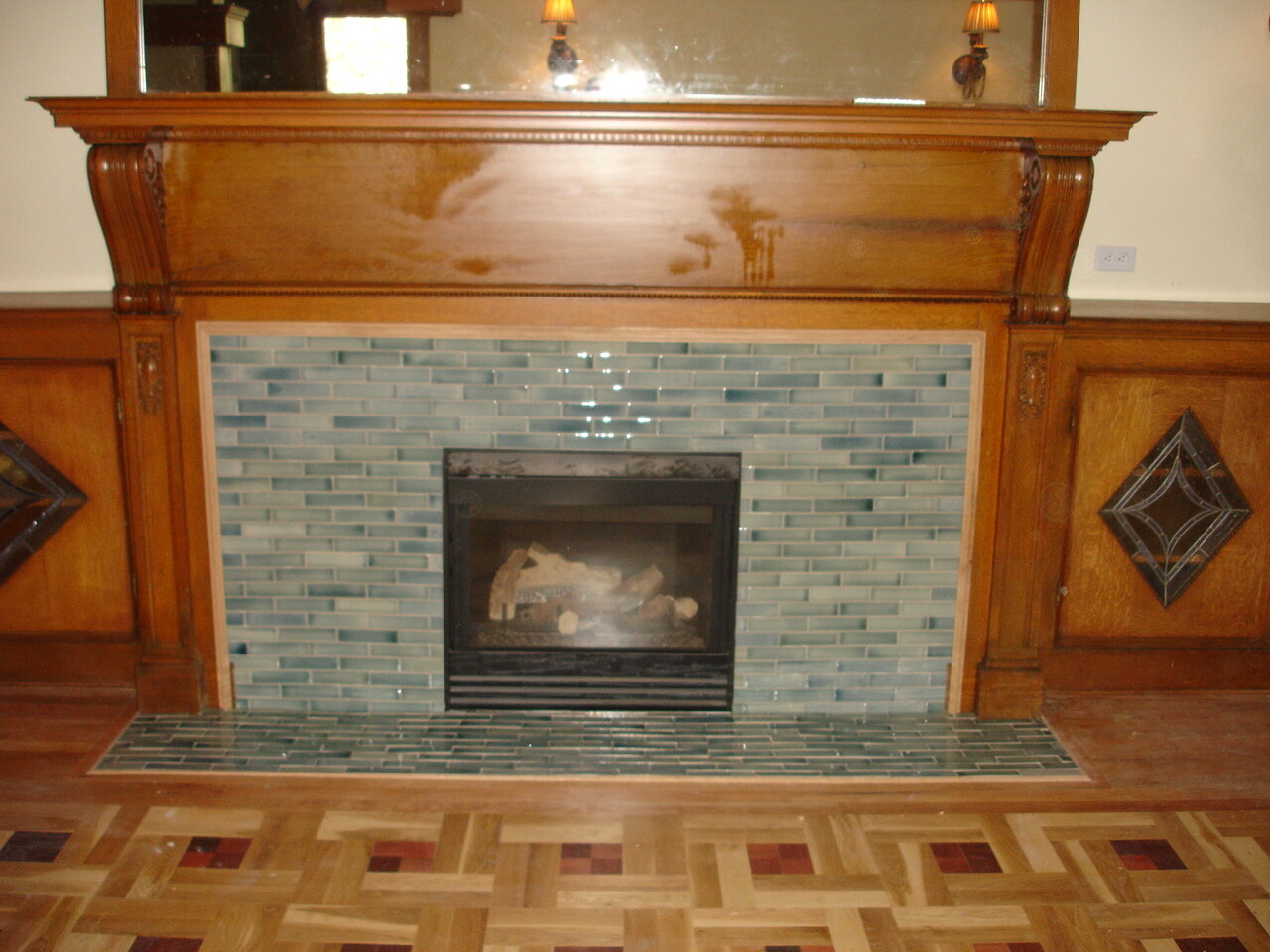 Victorian Fireplace Tile 1 1/2 INCH x 6 INCH , Hand Made FIREPLACE TILE, TILE