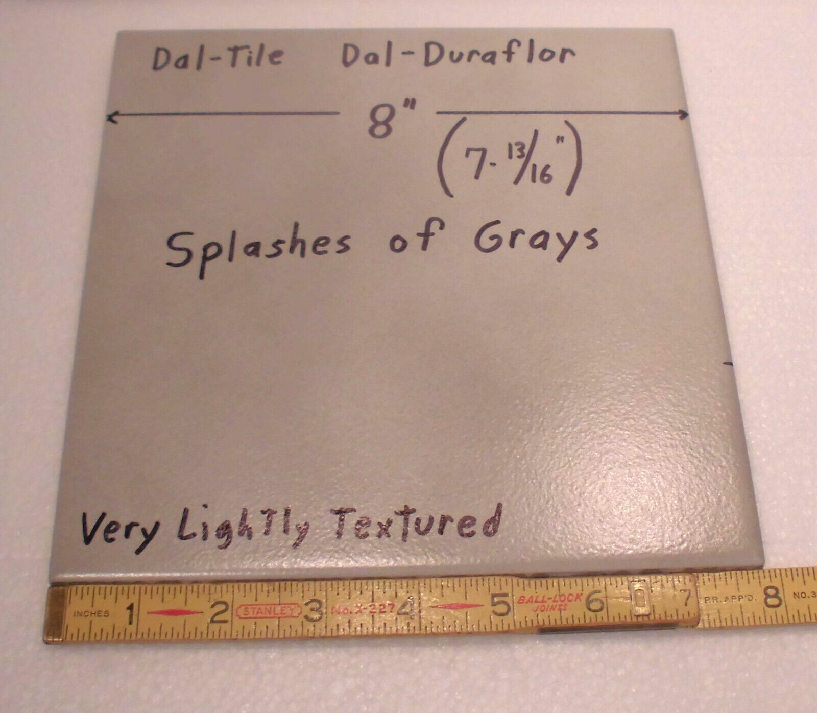 1 pc. Splashes of Grays by Daltile, Ceramic Floor Tile, 8″ X 8″ Dal-Duraflor