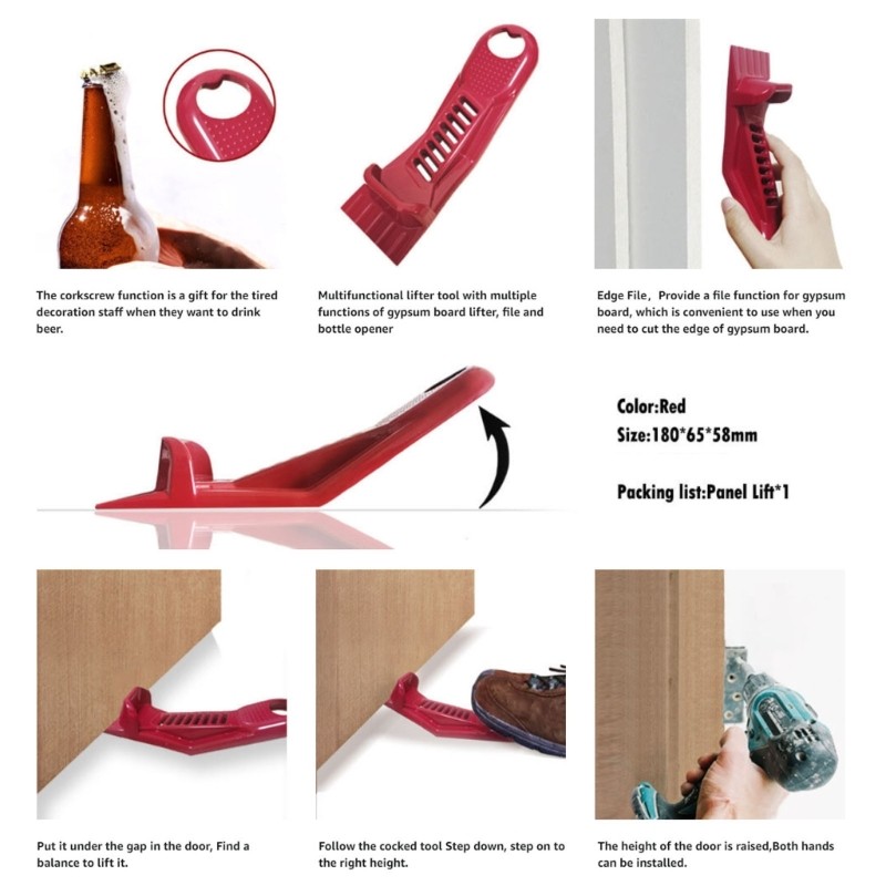 Pack of 2 Sturdy Steel Dry Wall Installation Tool for Efficient Projects