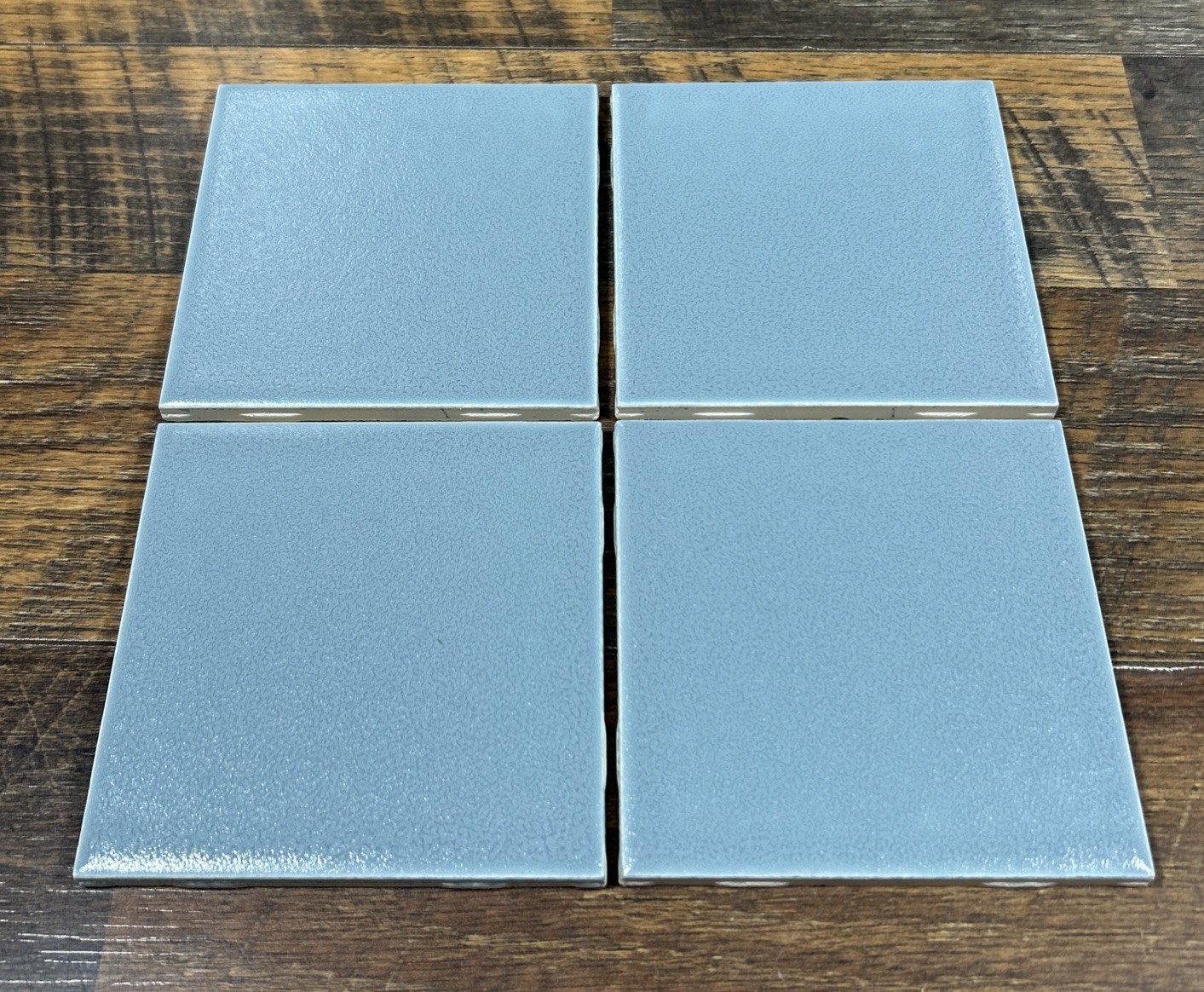 4 pcs American Olean Crystal Cornflower 321 square Ceramic Tile 4-1/4″