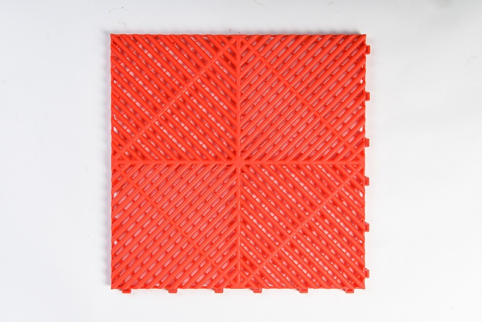Interlocking Vented Nitro Garage Floor Tiles 16″x16″ | 34 Pieces Pack