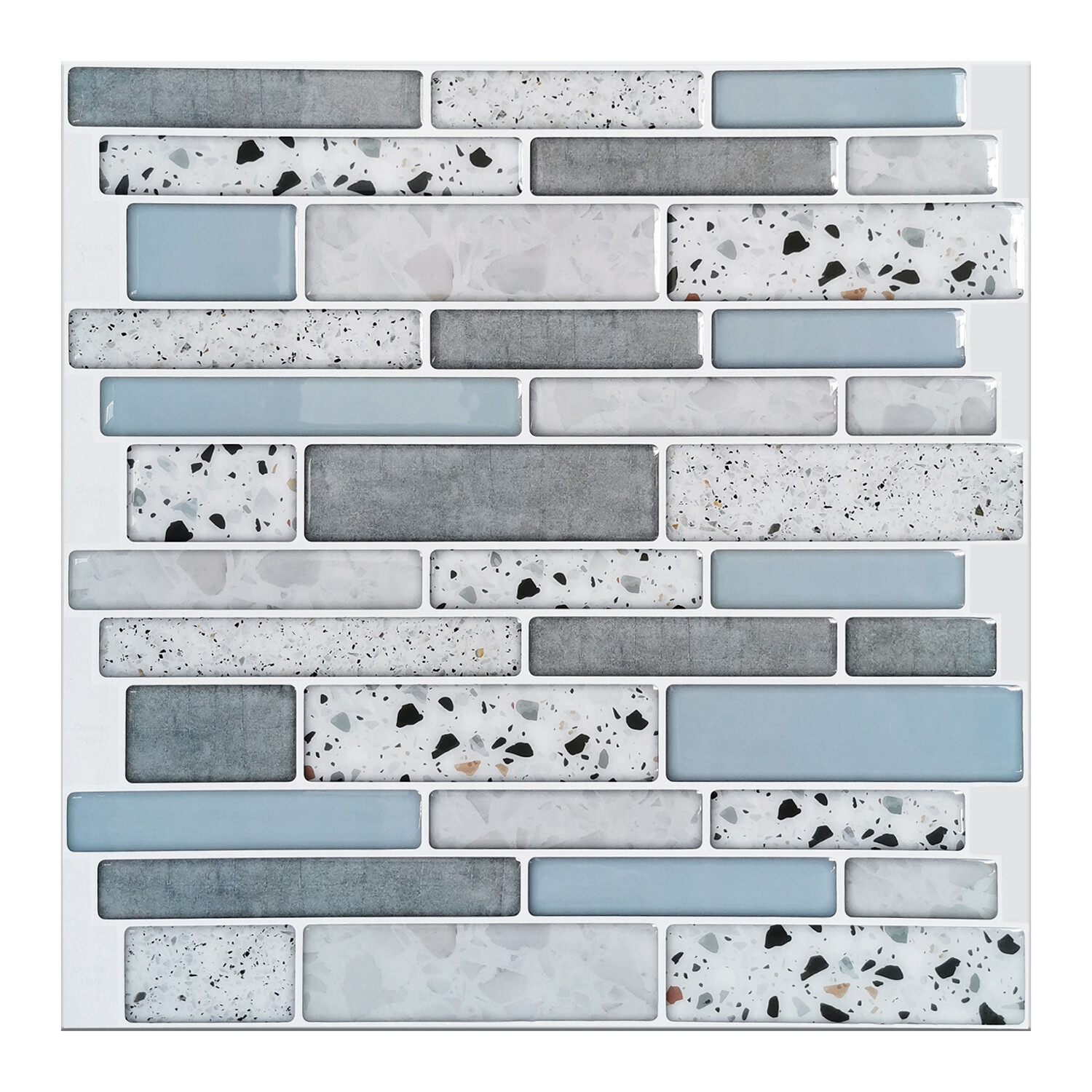 Art3d 10sheets Peel and Stick Brick Kitchen Backsplash Self-Adhesive Wall Tile
