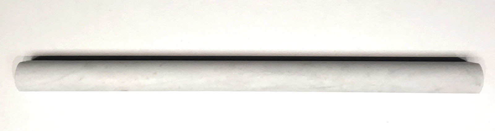 3/4″X12″ Carrara Marble ChairRail Pencil Molding Liner Wall Trim (BOX OF 10)