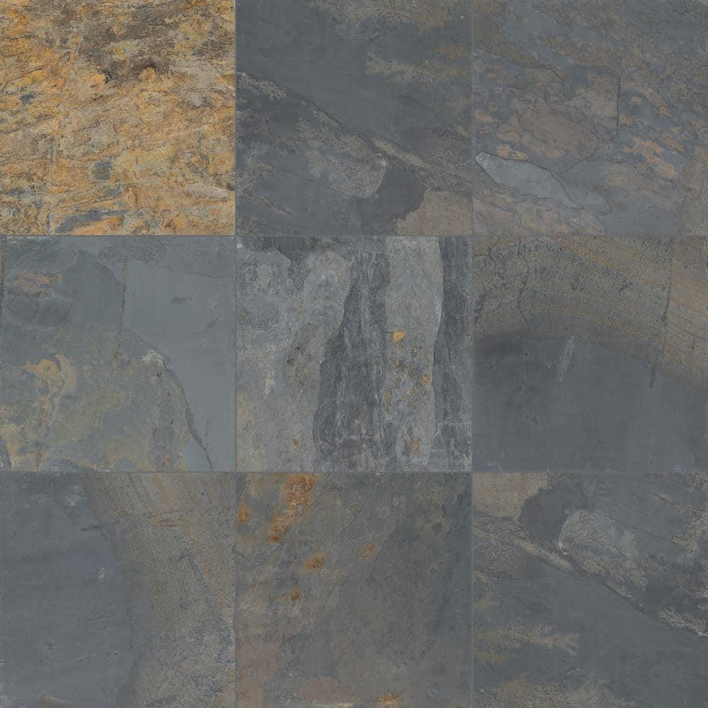 Rustique Earth 12 In.X12 In. Gauged Slate Floor And Wall Tile (10 Sq. Ft./Case)