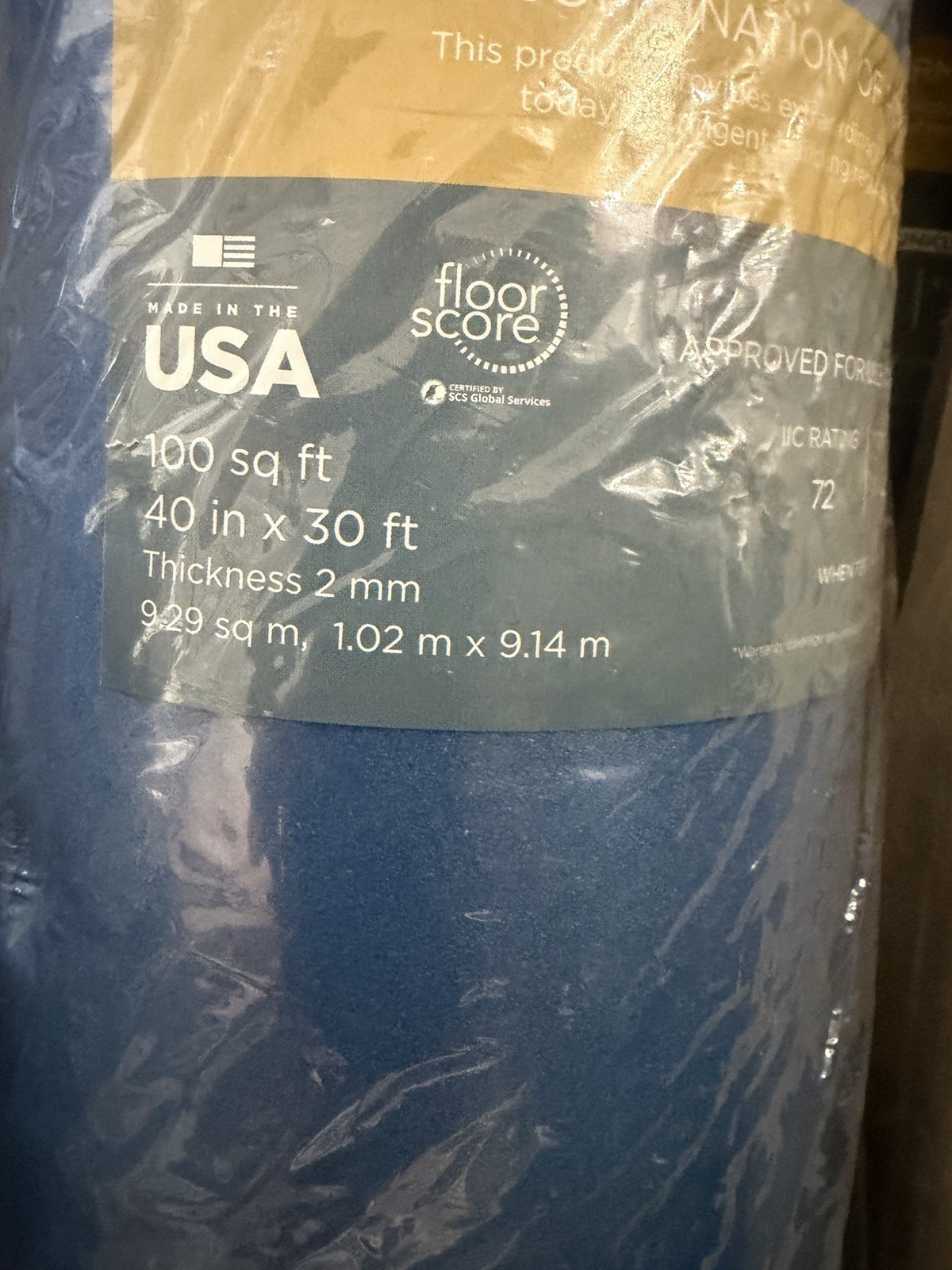 PERFORMACE ACCESSORIES REALSOUND ADVANCED UNDERLAYMENT 100 SQ FT, A6236