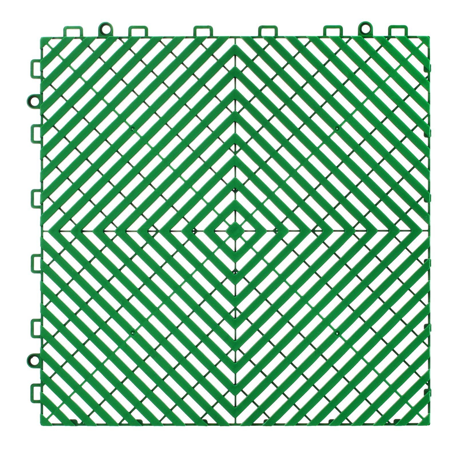 Non-Slip 10×10 15mm Interlocking Drainage Floor 50 Pcs Long Lasting