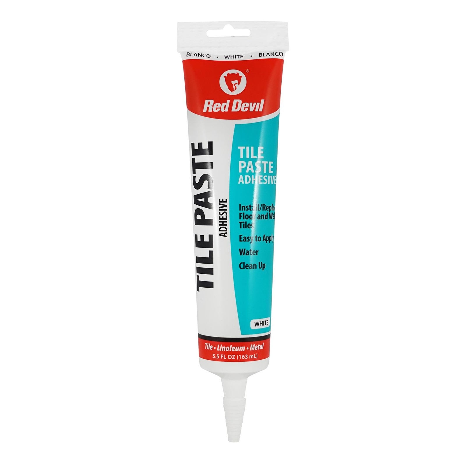 Red Devil 0497 Tile Paste Adhesive 5.5 oz White for Floor and Wall Tiles