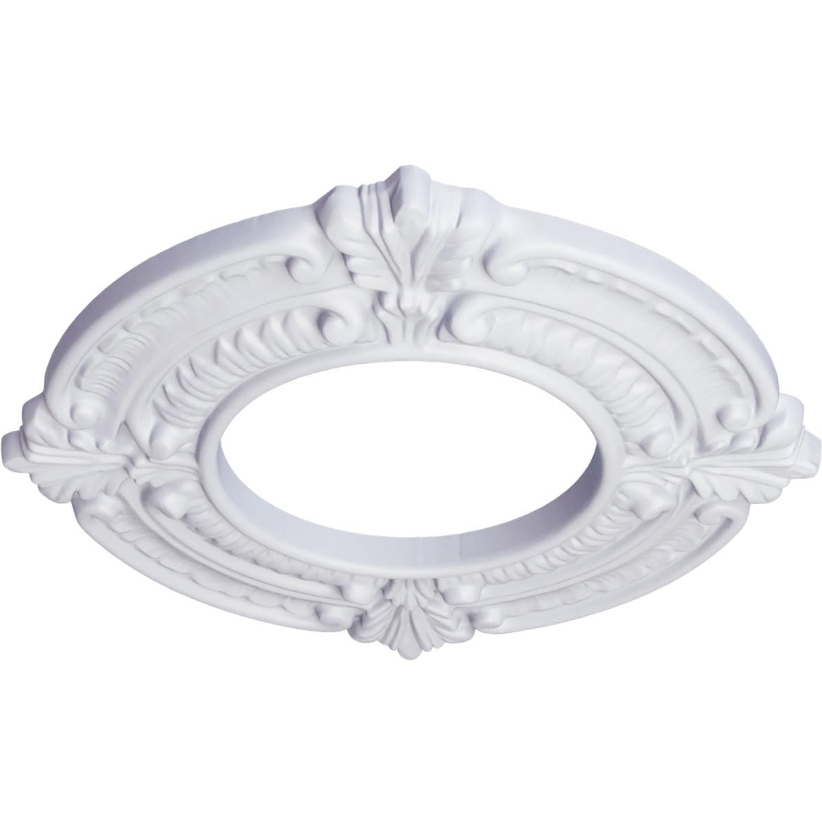 Ekena Millwork CM09BN Benson Ceiling Medallion, 1 Count (Pack of 1), Primed