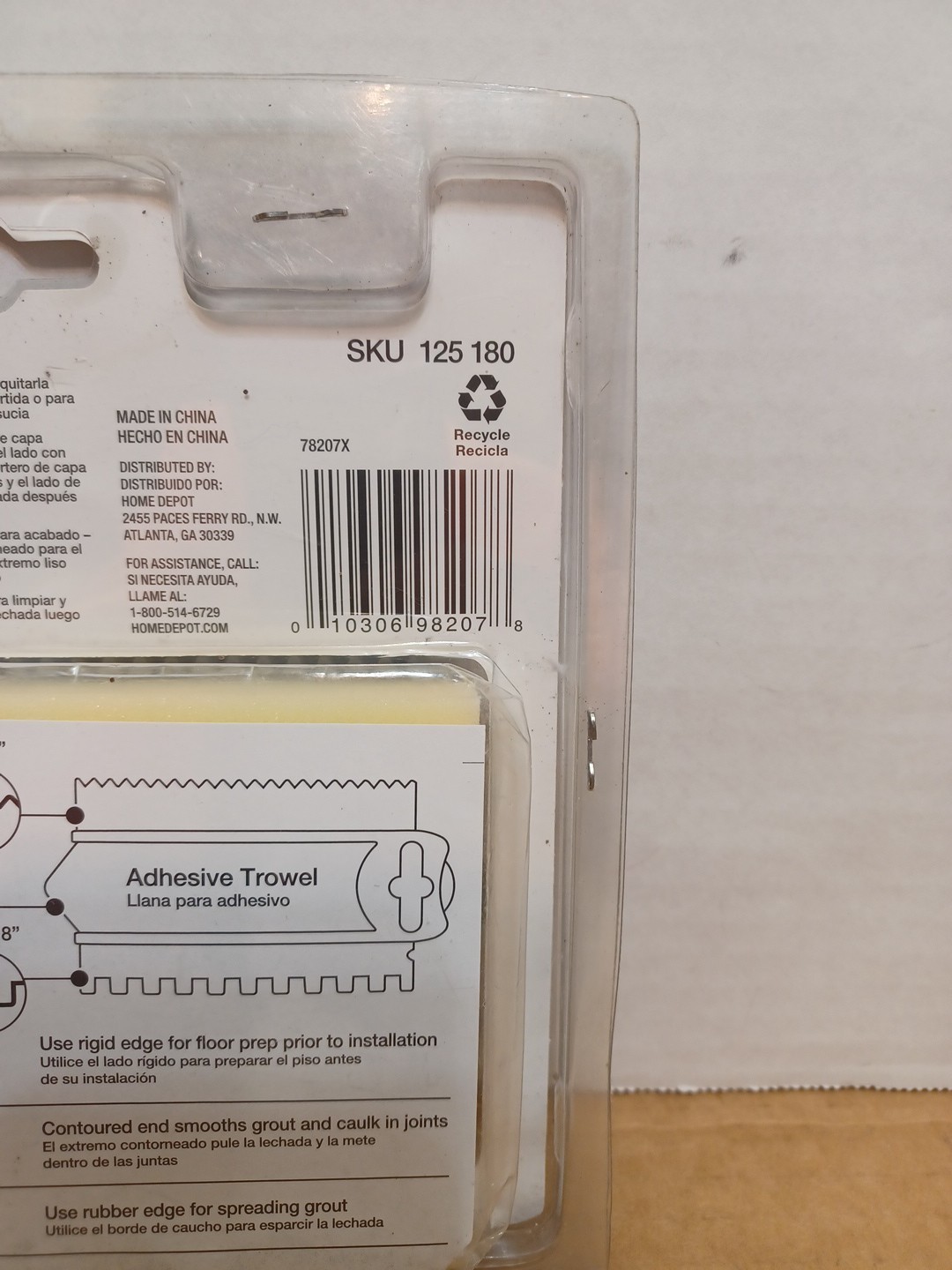 New HDX Tile Repair and Installation Kit SKU 125 180