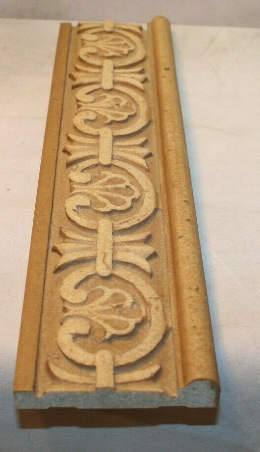 Decorative Listello Border Made Of Resin Travertine Look 12 1/4″ X 3/8″ X3″