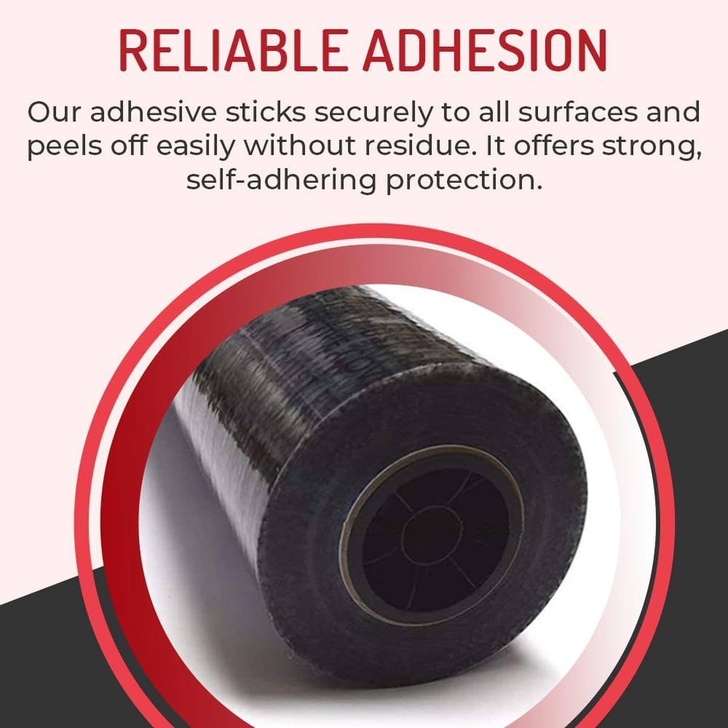 Hi-Tech Auto Adhesive Plastic Floor Mat, 4 mil | Perforated Every 24″ | 100 M…