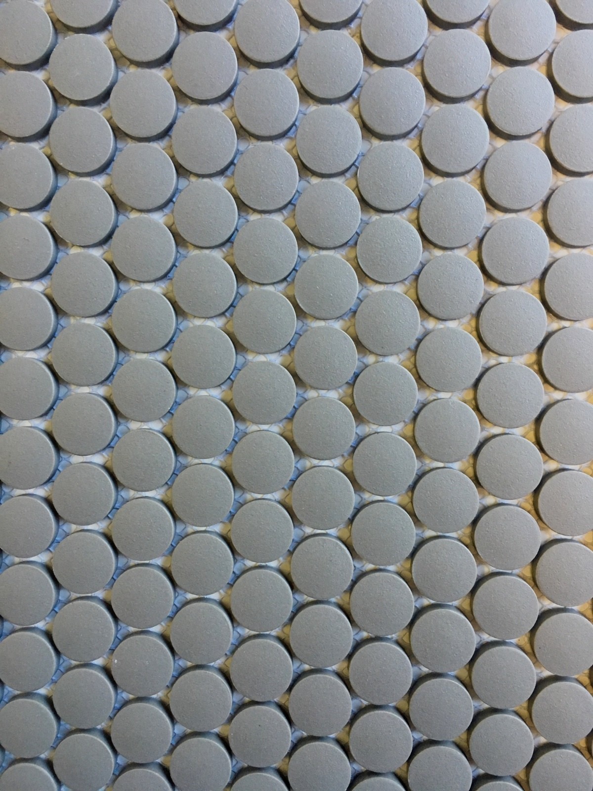 Penny Round 3/4″ Unglazed Matt Iron Porcelain Mosaic Wall Floor Tile Bath