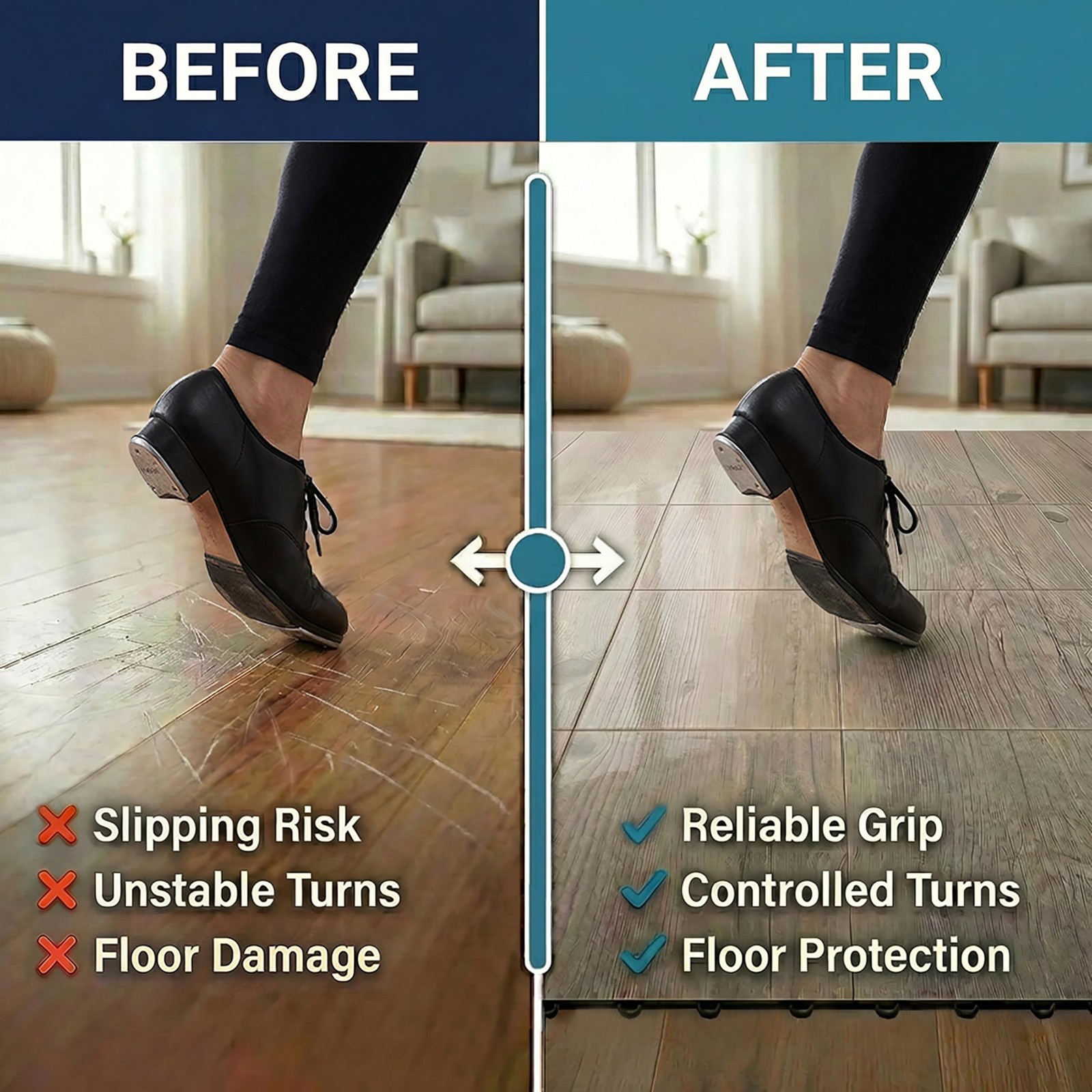 Incstores Versastep By Flooringinc 12 X 12 Inch Interlocking Dance Floor Tiles