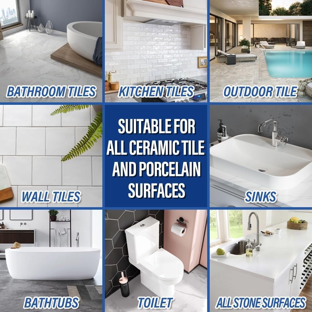 Porcelain Repair Kit – Tile Stone Repair Kit, Marble Repair Kit, Tub and Tile Re