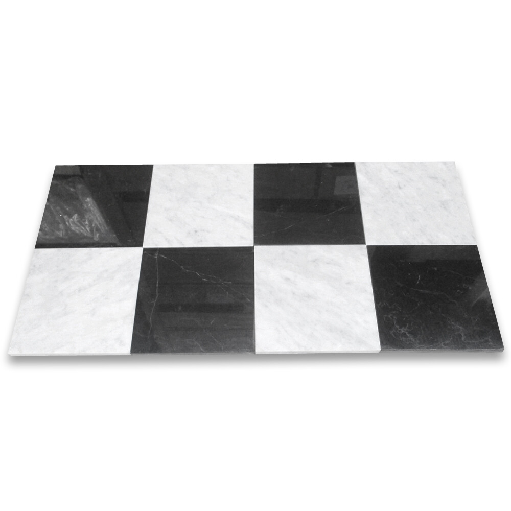 C42P 6×6 Carrara Tile Venato Bianco White Marble Polished Wall & Floor