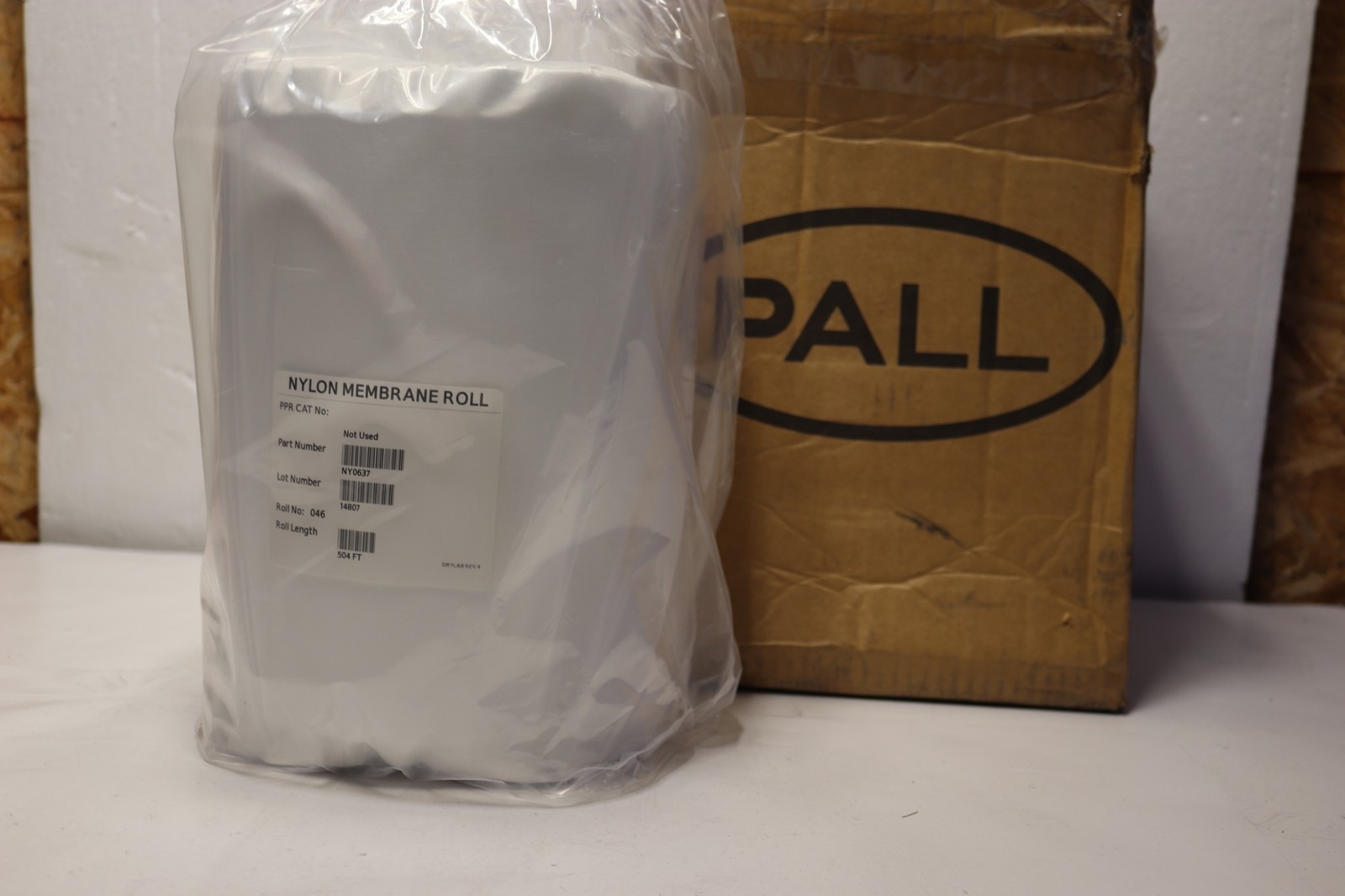 11″ x 504′ Pall Medical Grade Nylon Mesh Filter Membrane Roll P/N NY0637