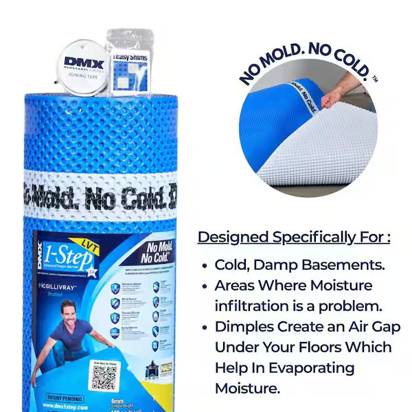 100 sq. ft. 3.6 ft. x 29 ft. x 5/.32 in. Underlayment for Vinyl Planks, Laminate