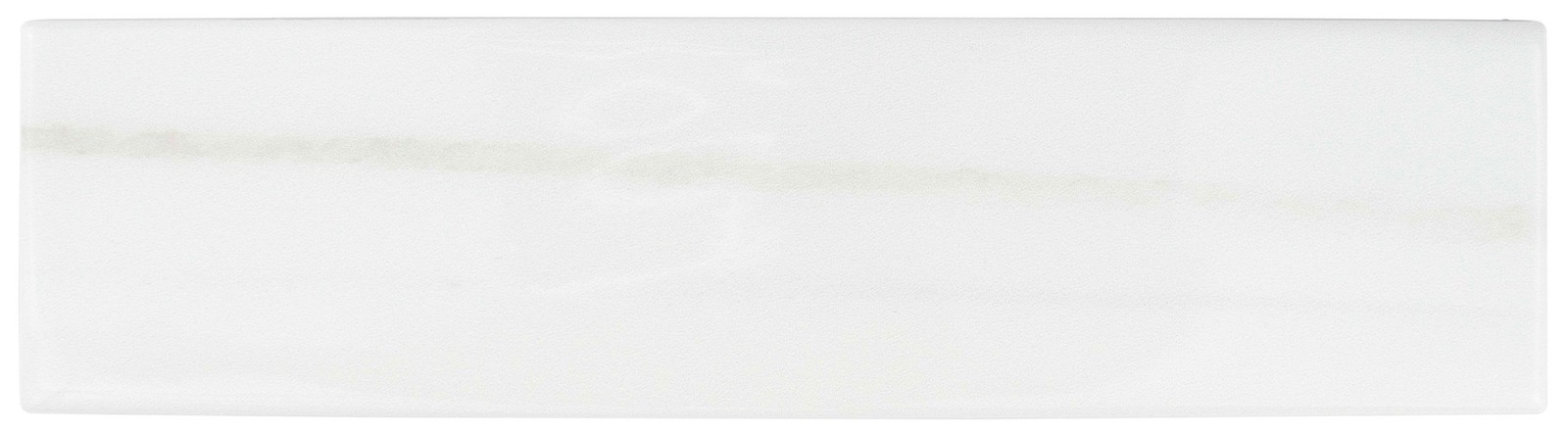Cruz Bay Studio MKT61087 Alpine – 3″ x 12″ Brick Wall Tile – – Blanc Gloss