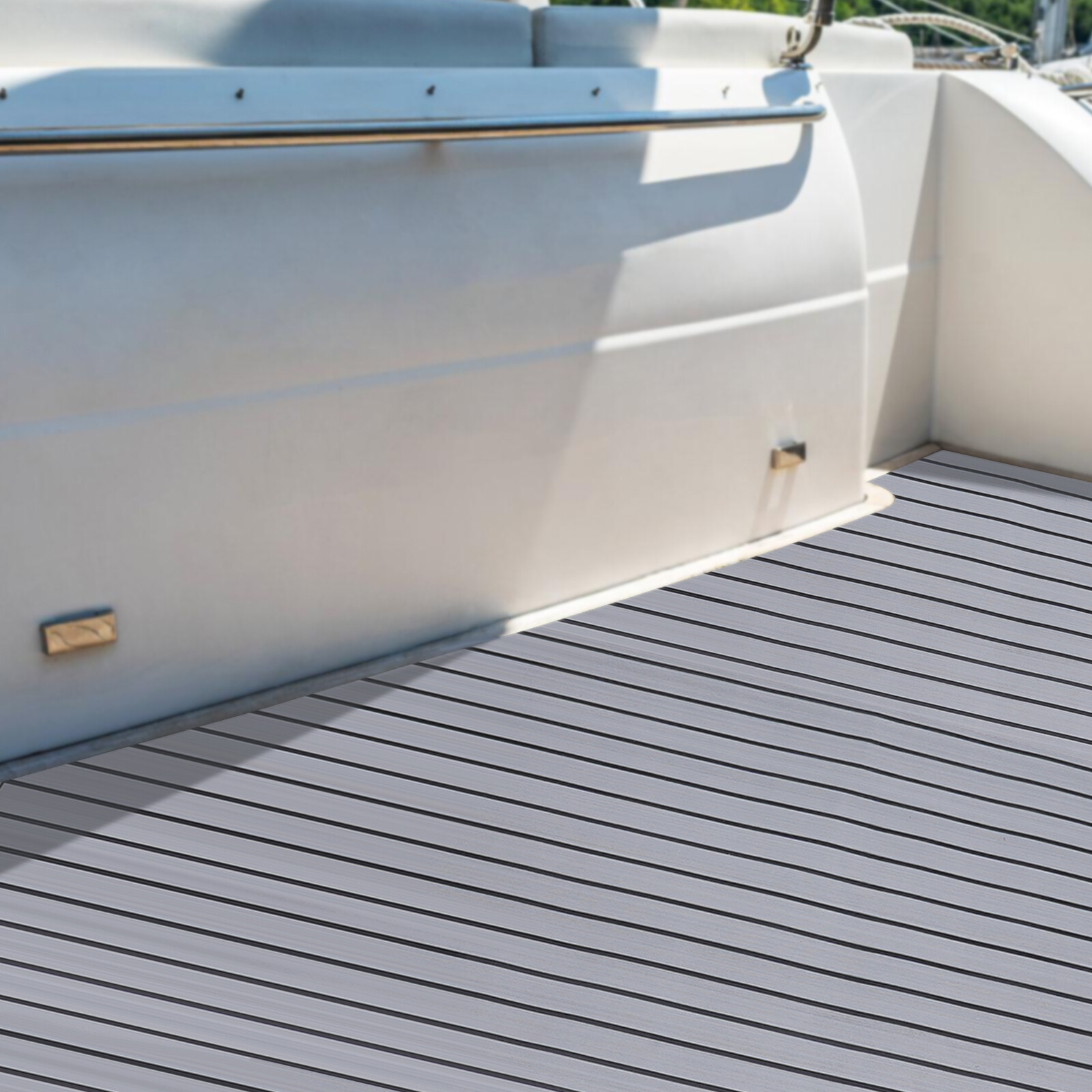 Boat Flooring EVA Foam Boat Decking Faux Teak Marine Flooring Boat Mat Motorboat