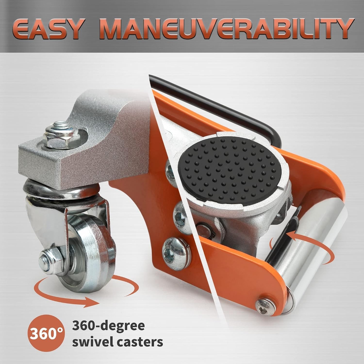 Low Profile Floor Jack, 2 Ton Aluminum and Steel Hydraulic Car Jack with Dual Pu