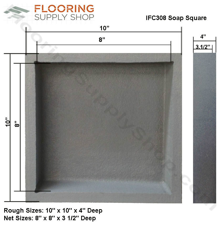 Ready-Made Ready to Tile Preformed Recess and Niches USA Made