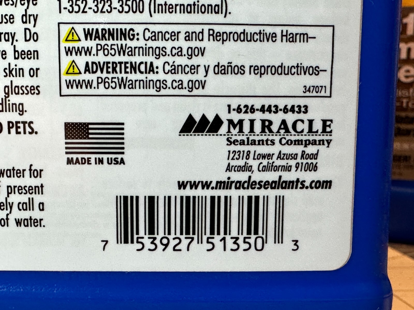 (4) Rust-Oleum® Miracle Sealants™ 511 Impregnator Sealer * 4 PINTS * #511PT