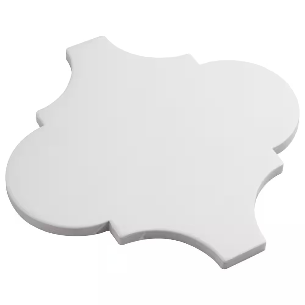 Provenzale Lantern Whiite 7-7/8 In. X 7-7/8 In. Porcelain Floor and Wall Tile (1