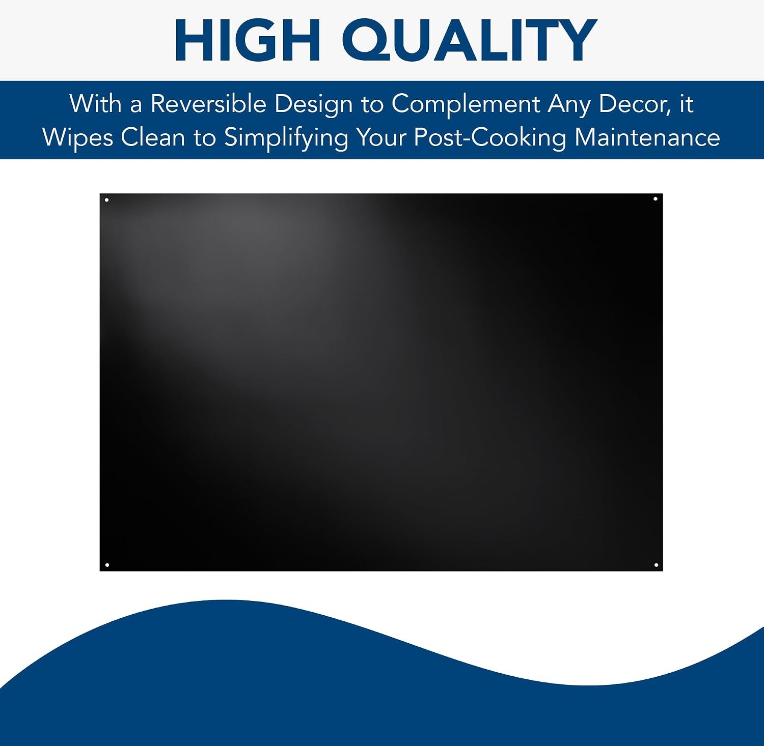 Broan-NuTone, SP300224, Reversible Backsplash Splatter Guard and Cooking Shield,
