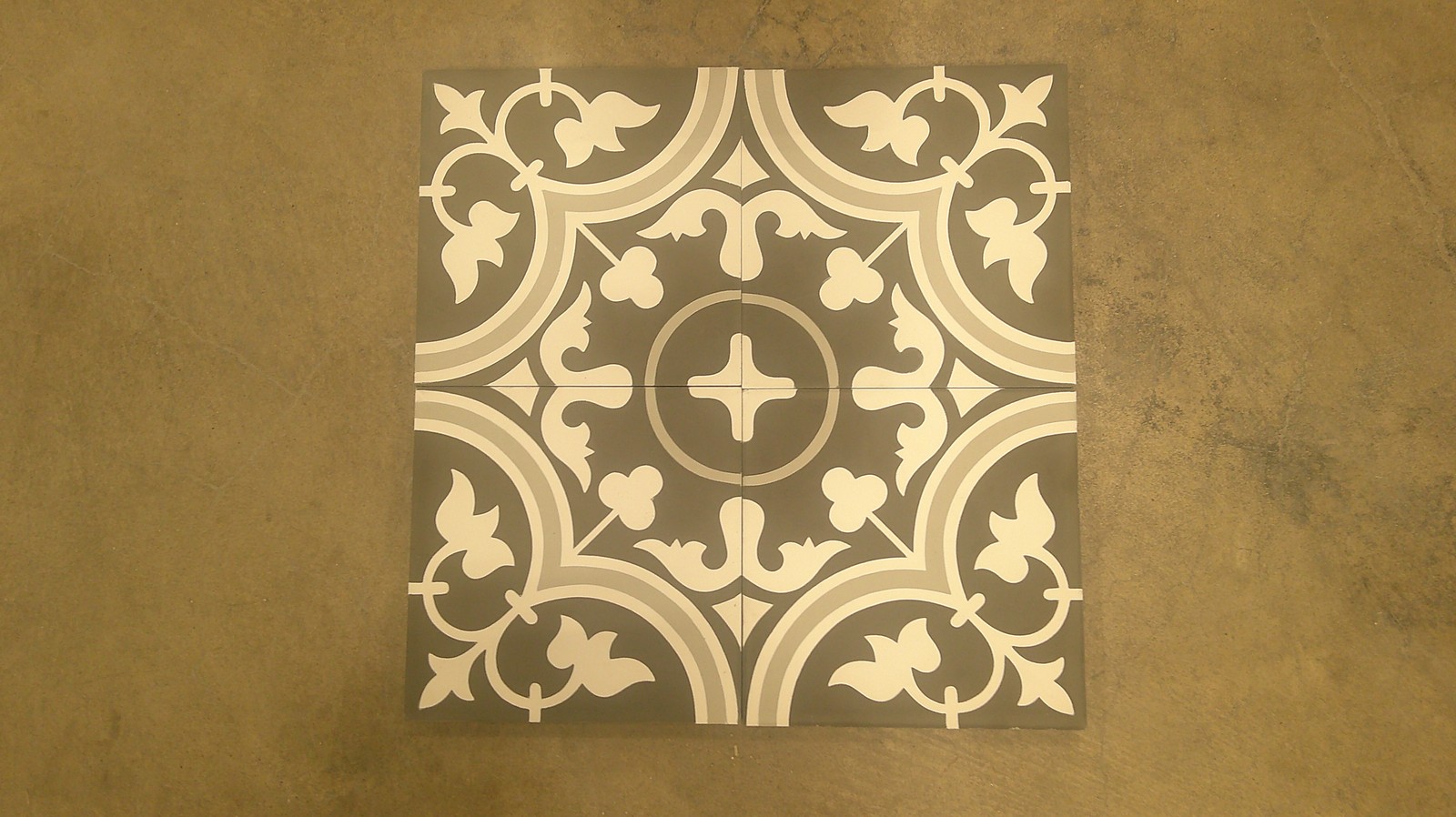 Cement Tiles – Roseton Charcoal – Case QTY