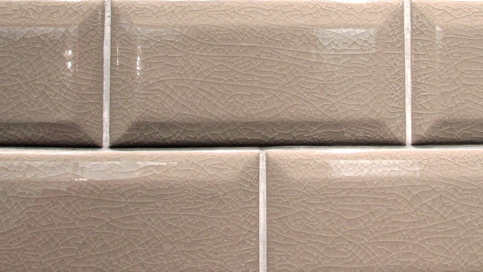 3X6 Light Brown Crackled Beveled Subway Ceramic Tile Backsplash Décor Kitchen