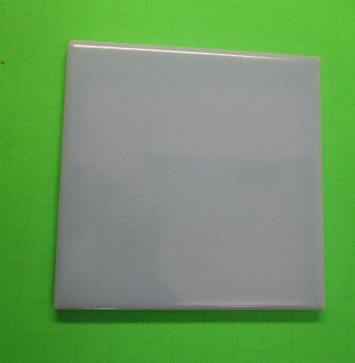 1 Tile Atco USA 4-3/8″ Gloss Pale Powder Blue Ceramic Wall 1950s Retro Vintage