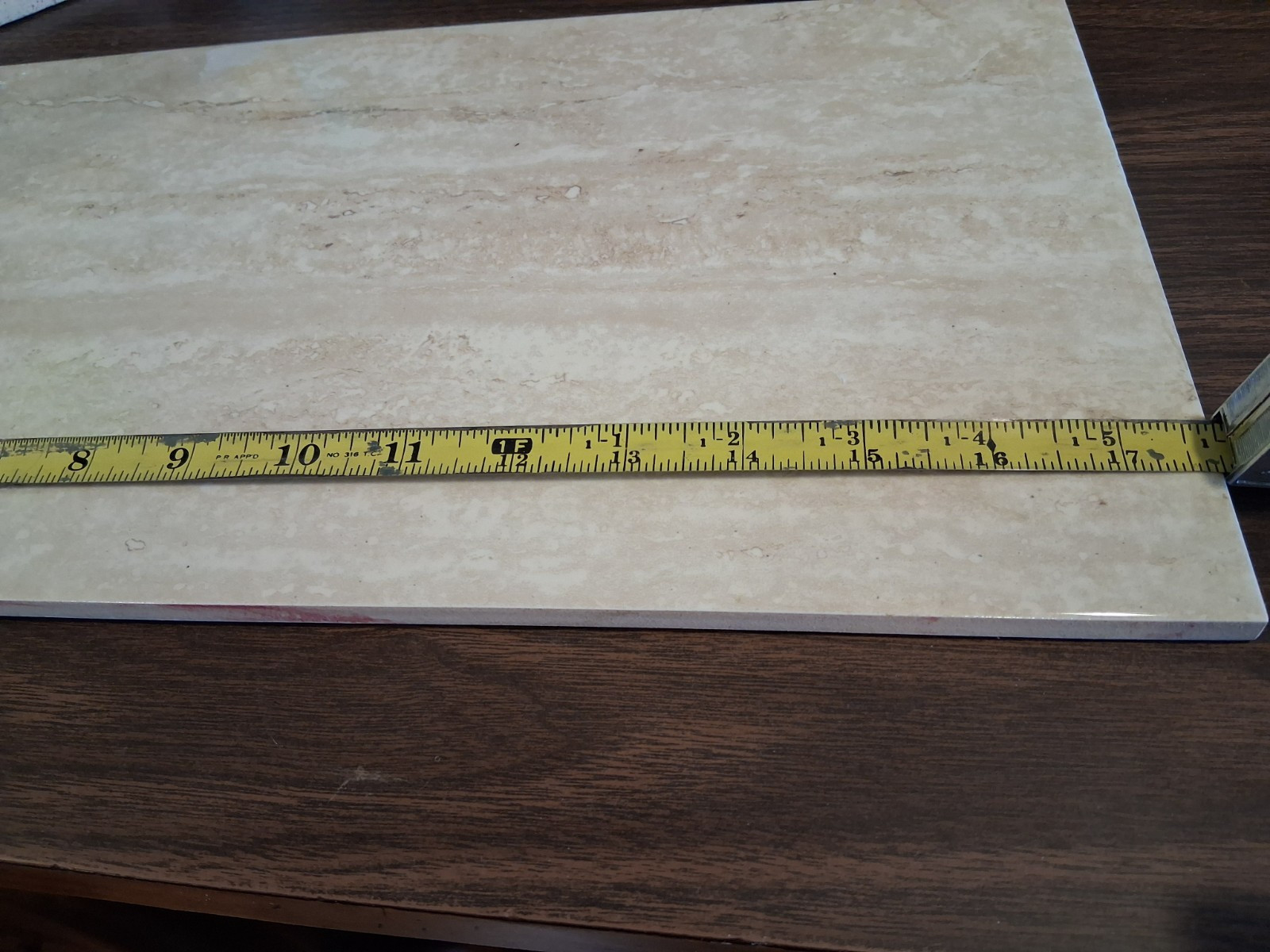 LOVE TILE TRAVERTINO BIANCO PATTERN MARBLE TILE 9″ x 18″, DESIGNED W/ CREAM