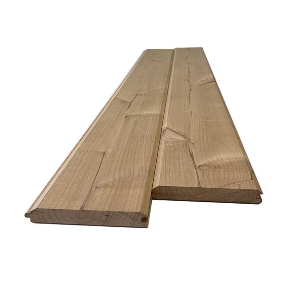 1 In. X 6 In. X 6 Ft. Knotty Alder Tongue and Groove Hardwood Board (2-Pack)