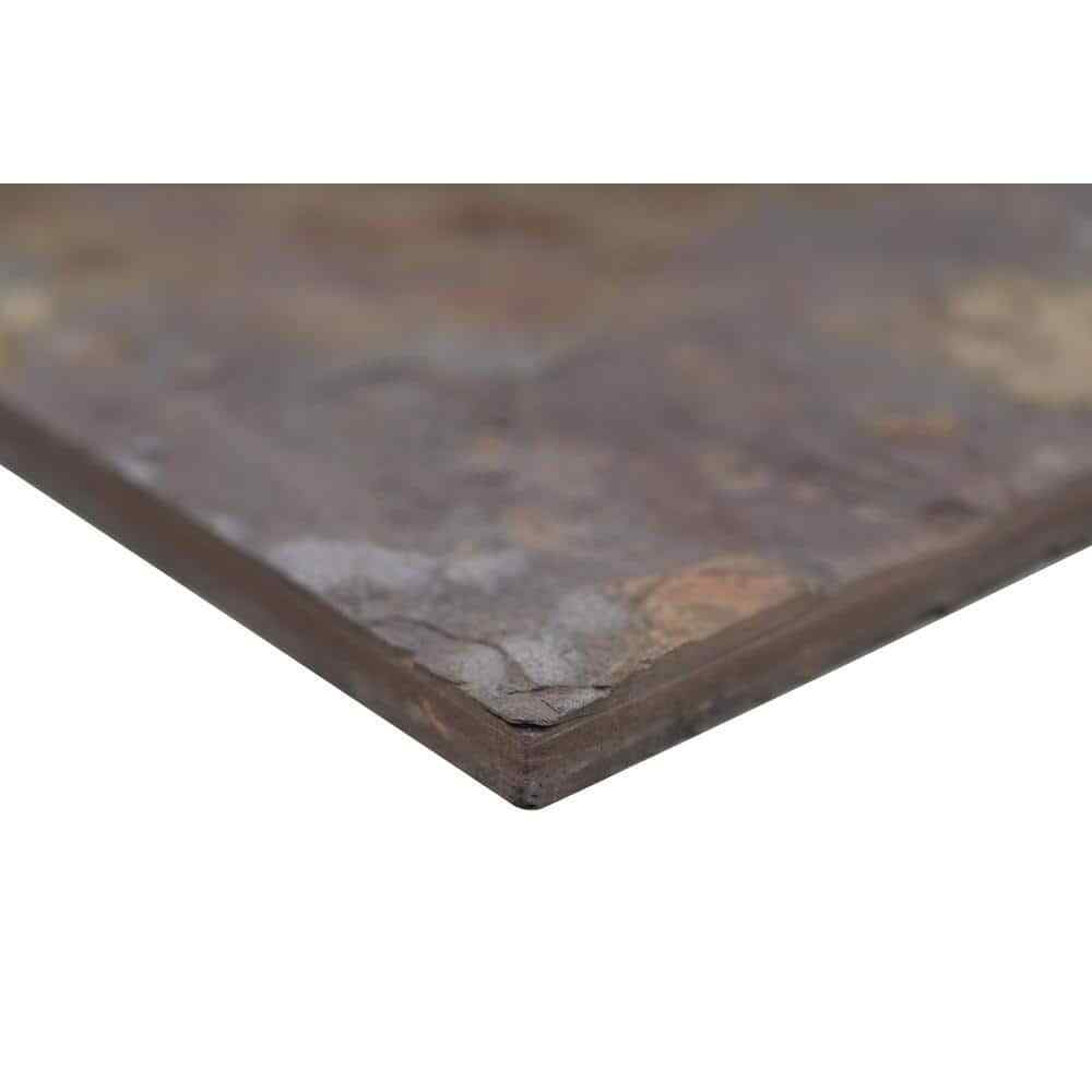 Peacock 12 In. X 12 In. Gauged Slate Floor and Wall Tile (10 Sq. Ft. / Case)