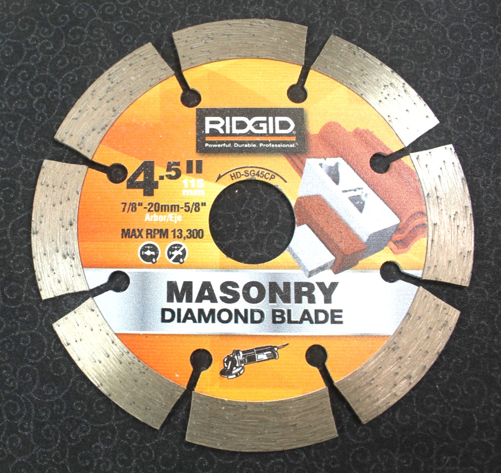 Tile Layers Lot Ridgid Offset Stems, Masonry Diamond Blade, QLT Square Notch