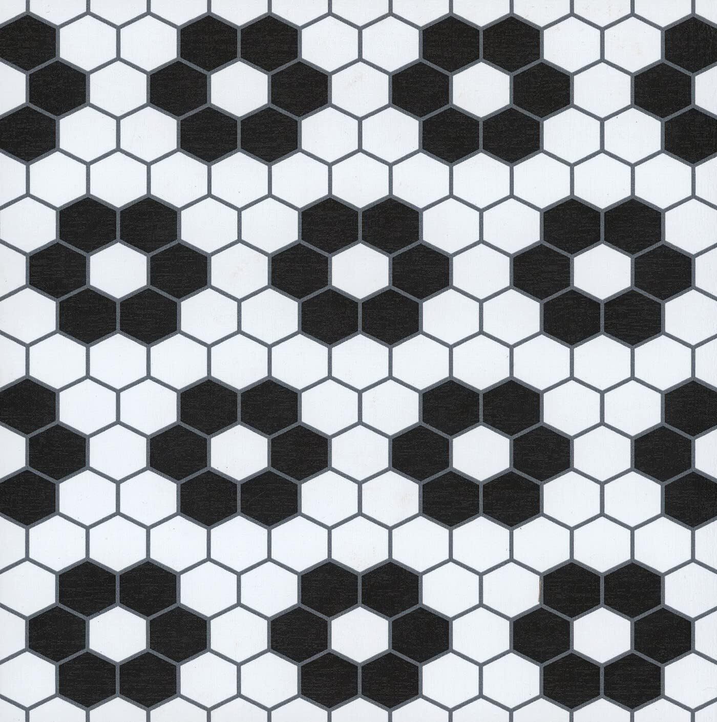 Fp3931 Biscotto Peel & Stick Floor Tiles Black